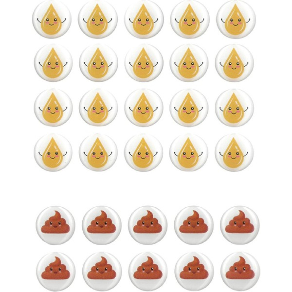 Eğlenceli Tuvalet Eğitim Panosu Sticker (Damla Etiket) Seti Eğitici Oyuncak Fiyatı