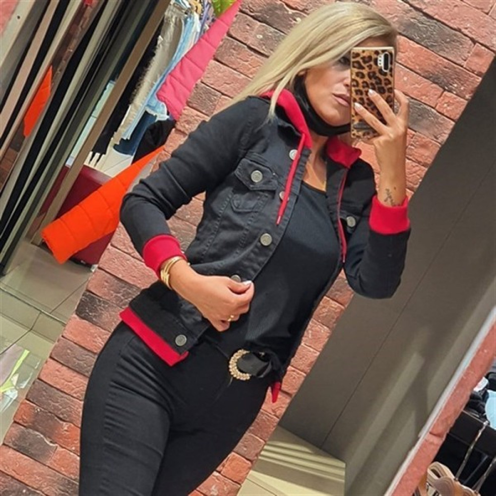 Egs Bayan Kapşonlu Kot Ceket 533347 Bayan Ceket Fiyatı