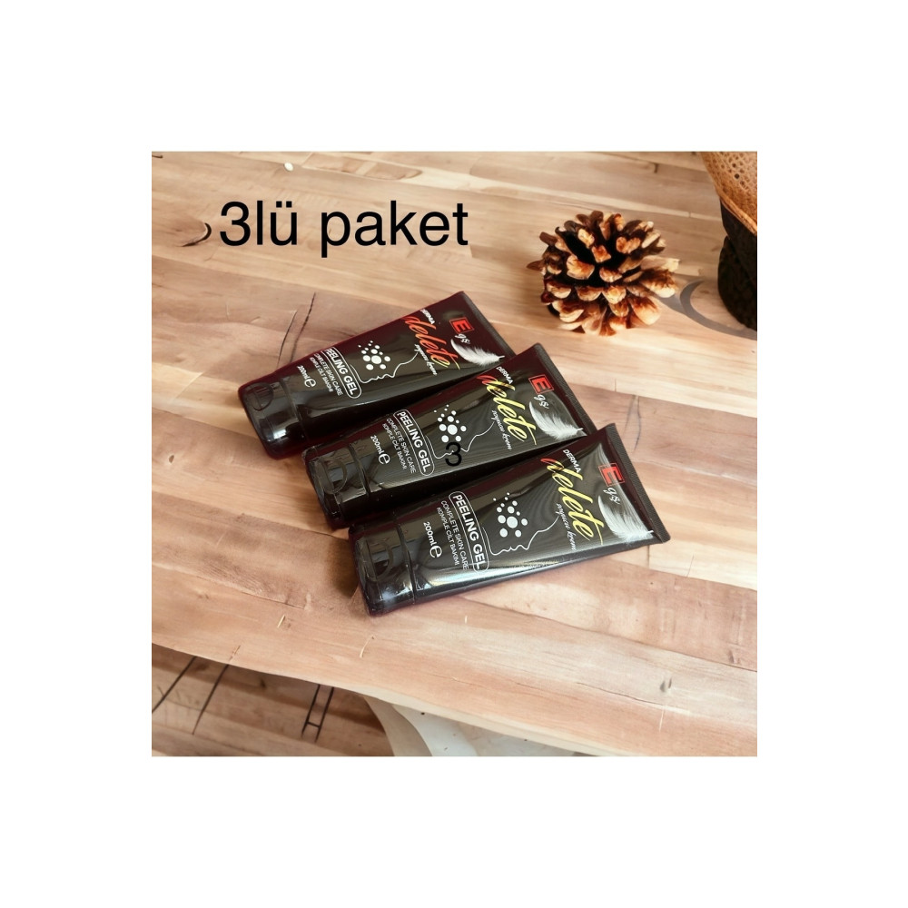 EGŞ COSMETİCS Dermadelete Soyucu Peeling Jel 3adet Cilt Temizleme ve Peeling Fiyatı