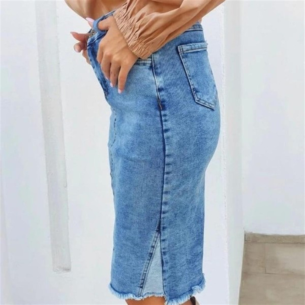 Egs Kadın Yeni Model Kot Etek 7221711 Etek Fiyatı