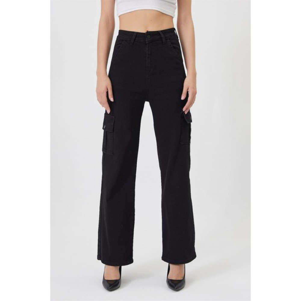 Egs Kargo Cepli Bol Paça Kot Pantolon 444394 Bayan Jeans / Kot Pantolon Fiyatı