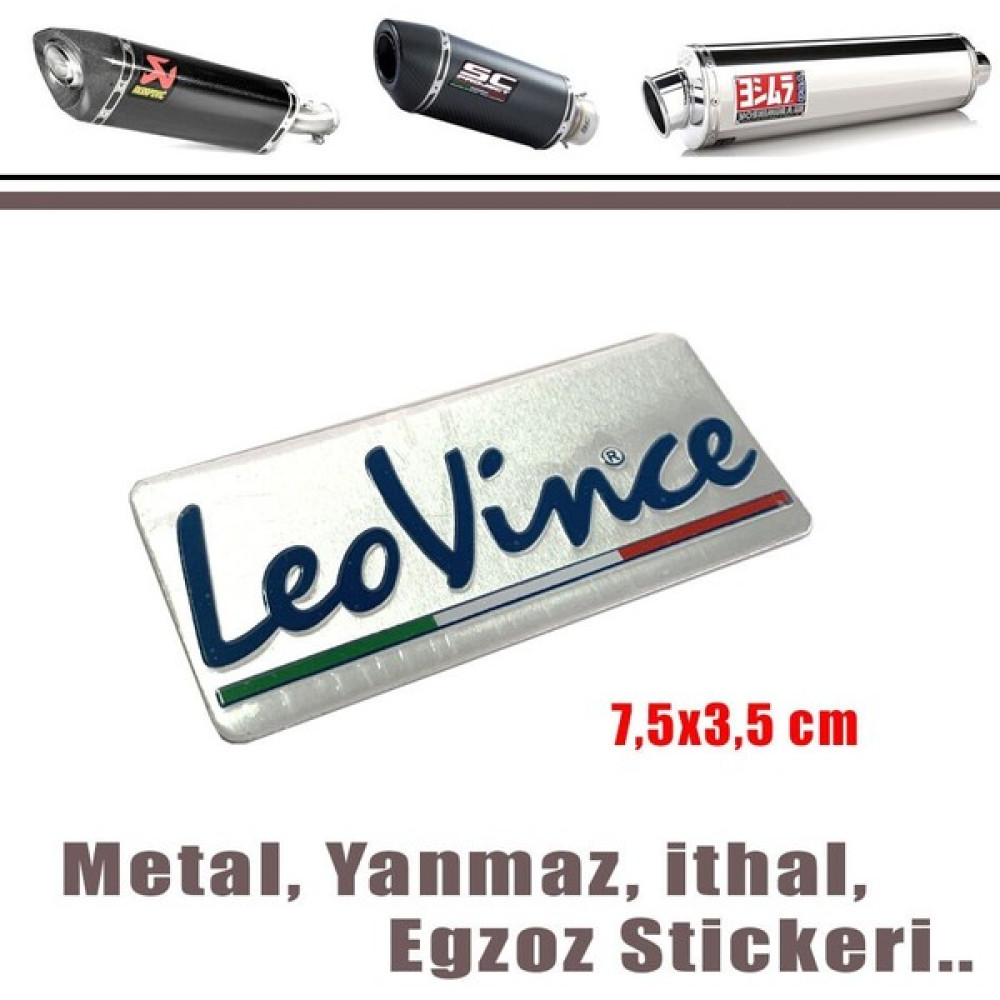 Egzoz Yanmaz Metal Sticker Leovince Tuning - Modifiye Fiyatı