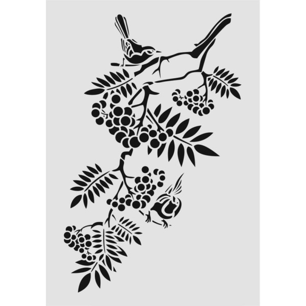 Ehobici Kuş Temalı Desenler Stencil Şablon (25X35) KU-038 Akrilik Boya Fiyatı
