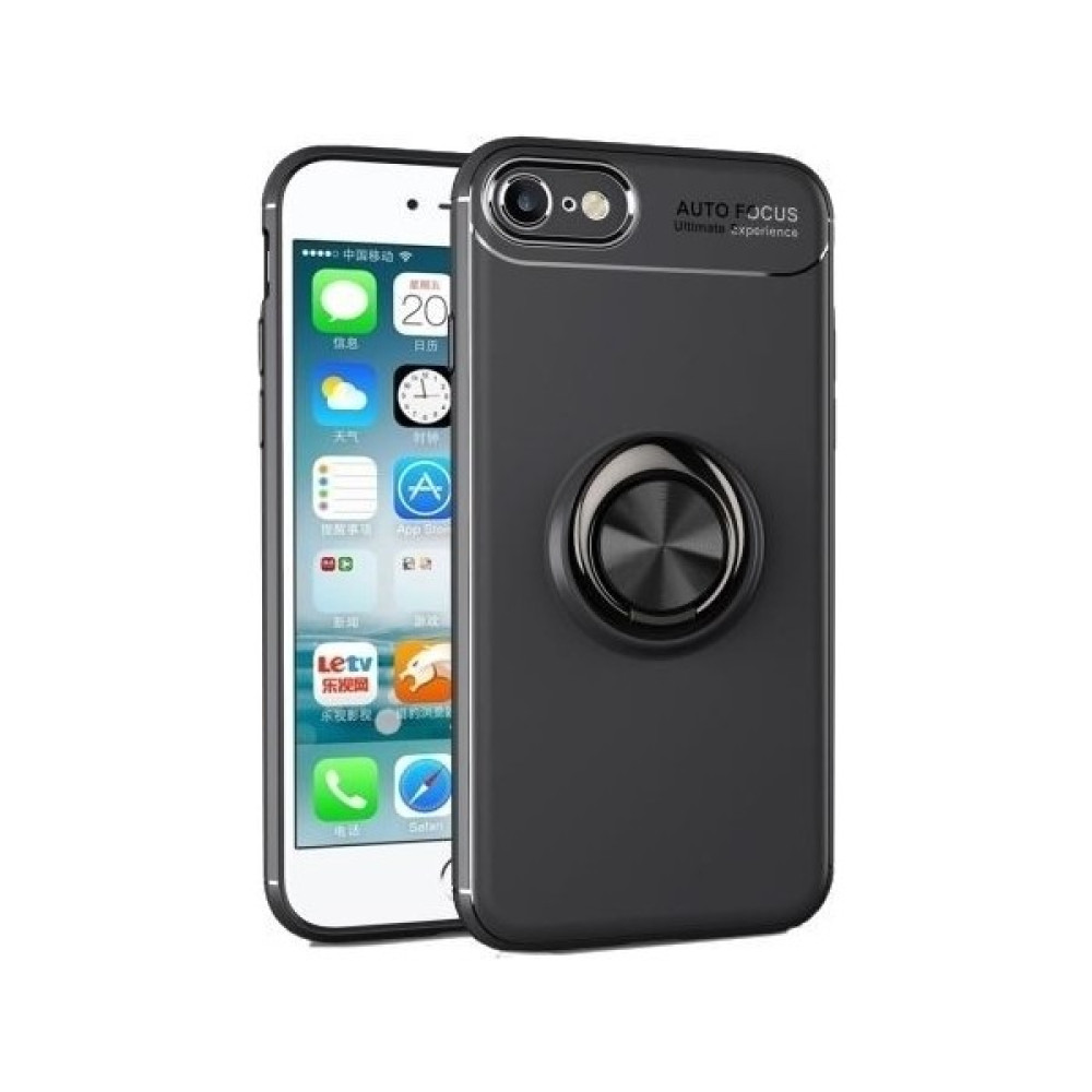 Ehr. Apple iPhone 6S Plus Kılıf Ultra Lüx Araç İçi Mıknatıslı Yüzüklü Apple iPhone 6S Plus Kılıf + Ekran Koruyucu Cam Siyah Cep Telefonu Kılıfı Fiyatı