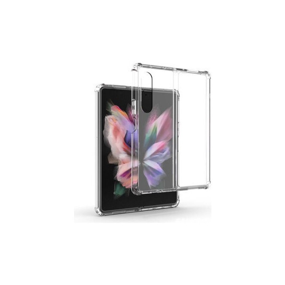 Ehr. Samsung Galaxy Z Fold 3 Darbe Emici Korumalı Lüks Şeffaf Kılıf - Renkli Cep Telefonu Kılıfı Fiyatı