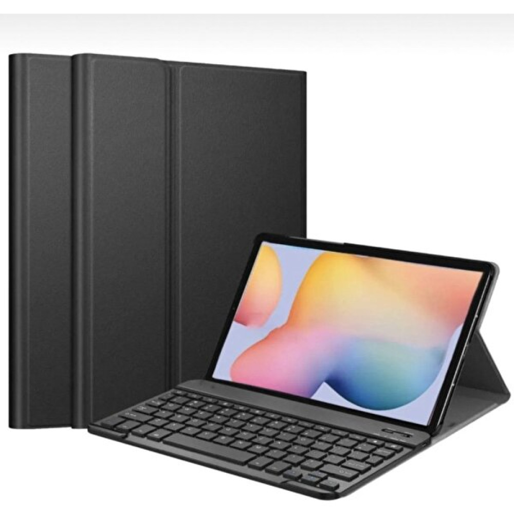 EHZ Teknoloji Samsung Tab S7 Fe Lte Uyumlu Deri Kapaklı Klavyeli Kılıf - Siyah Tablet Aksesuarı Fiyatı
