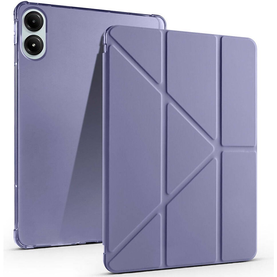 EHZ Teknoloji Xiaomi Poco Pad Uyumlu Kapak Kılıf Tri Folding Kalem Bölmeli Standlı Kılıf - Lavanta Moru Cep Telefonu Kılıfı Fiyatı