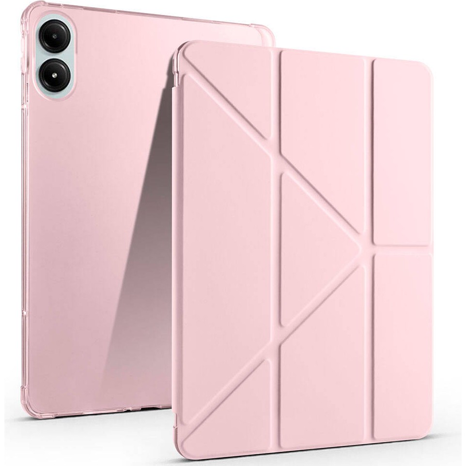 EHZ Teknoloji Xiaomi Poco Pad Uyumlu Kapak Kılıf Tri Folding Kalem Bölmeli Standlı Kılıf - Rose Cep Telefonu Kılıfı Fiyatı