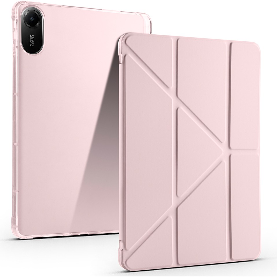 EHZ Teknoloji Xiaomi Redmi Pad 2 Uyumlu Kalem Bölmeli Uyku Modlu Standlı Tablet Kılıfı - Pembe Kalem & Yazı Gereçleri Fiyatı