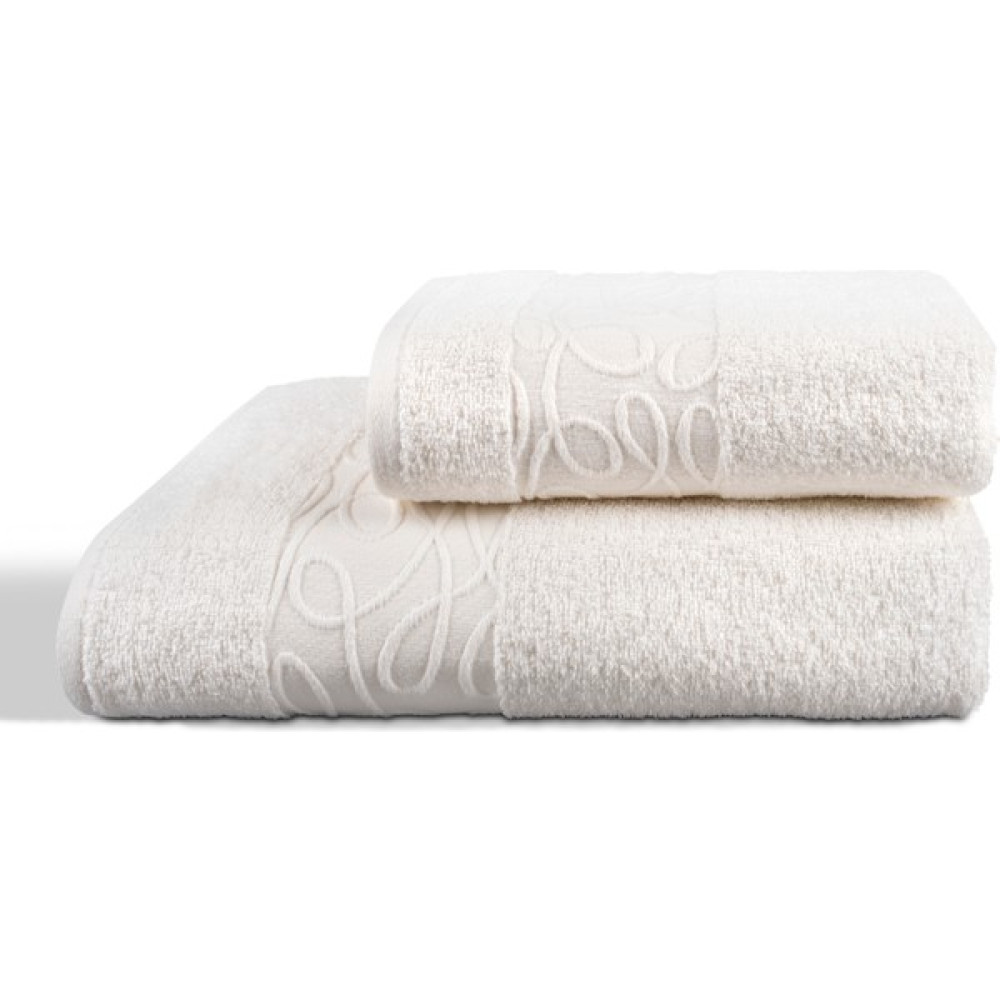 EIFIN %100 Saf Pamuk Yumuşak 1 Adet El Havlusu ve 1 Adet Büyük Boy Banyo Havlu (50X90CM) ve (70X140CM) - Krem - 70 x 140 cm - 50 x 90 cm El / Yüz Havlusu Fiyatı