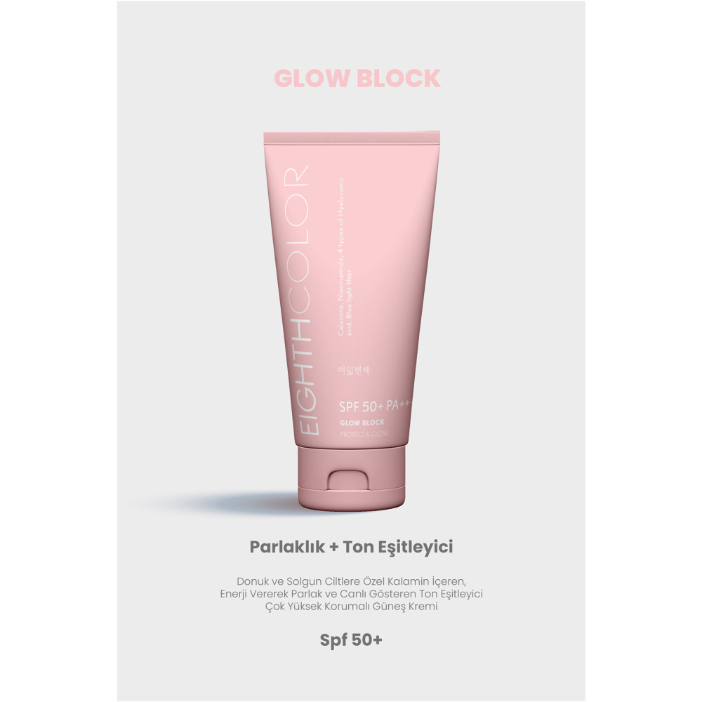 EIGHTH COLOR Yüksek Korumalı Pembe Bazlı Yüz Güneş Kremi - Spf 50+ 50ml Güneş Kremleri ve Losyonları Fiyatı