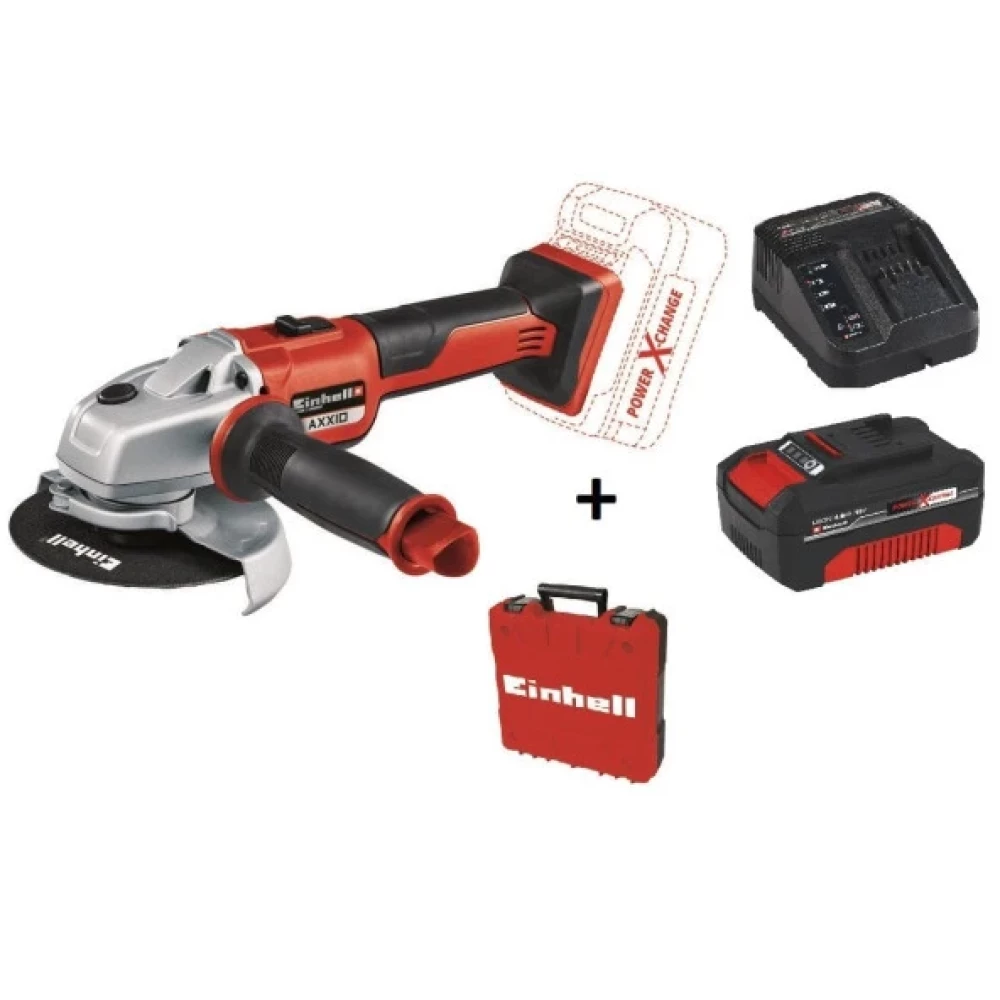 Einhell Axxıo 125 Mm Taslama Makinesi + 4.0 Ah Starter Kit + Canta Taşlama Makinesi Fiyatı