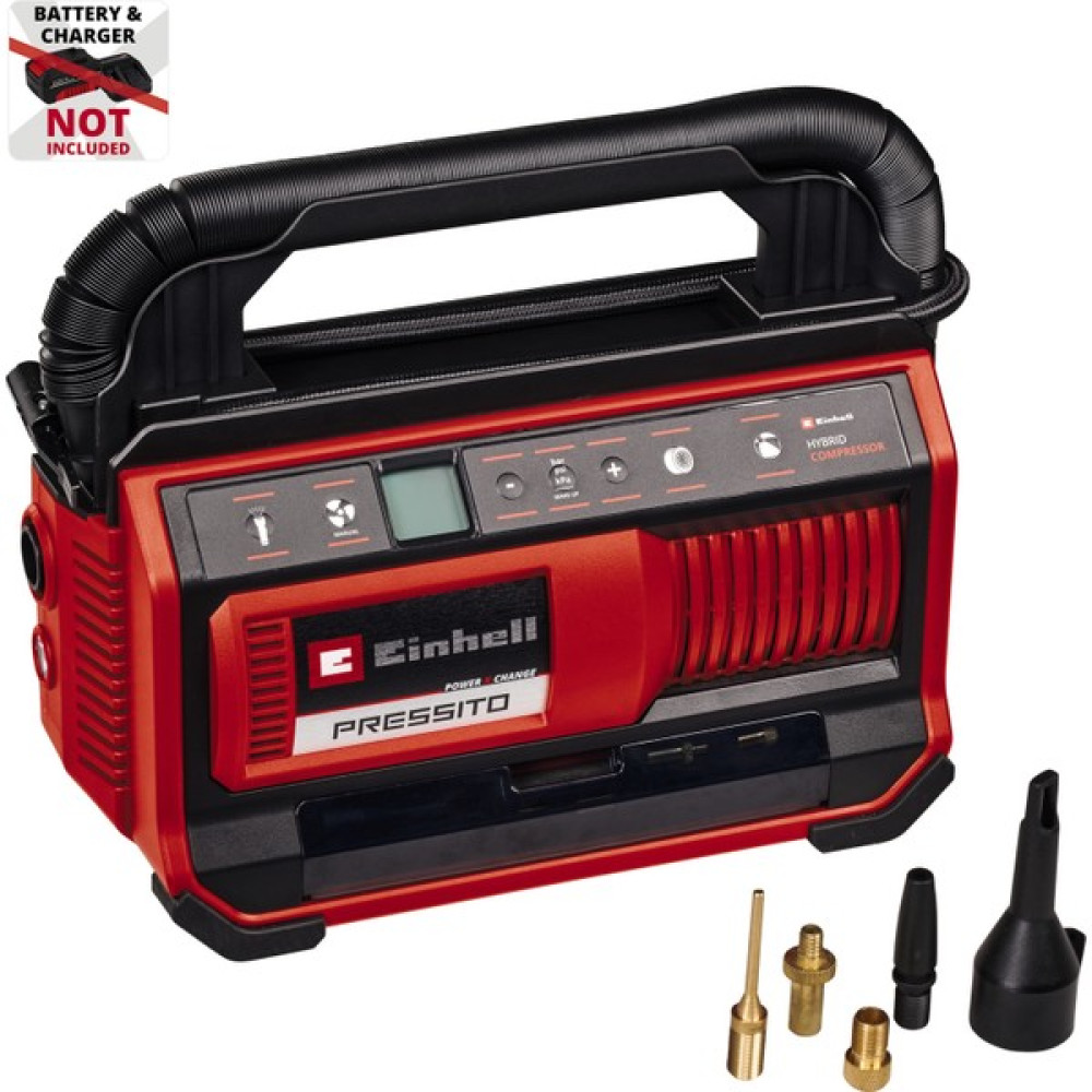 Einhell PRESSITO 18/25 Hybrid, Akülü-Elektrikli Kompresör Hava Kompresörü Fiyatı