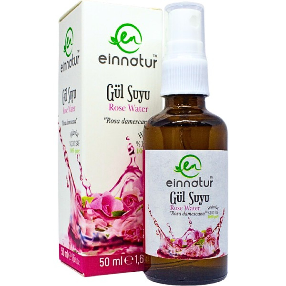 Einnatur Rosa Damascena Hidrosol, %100 Saf Doğal Yağlı Gül Suyu, 50 ml Spreyli Tonik, Vücut Spreyi Cilt Temizleme ve Peeling Fiyatı