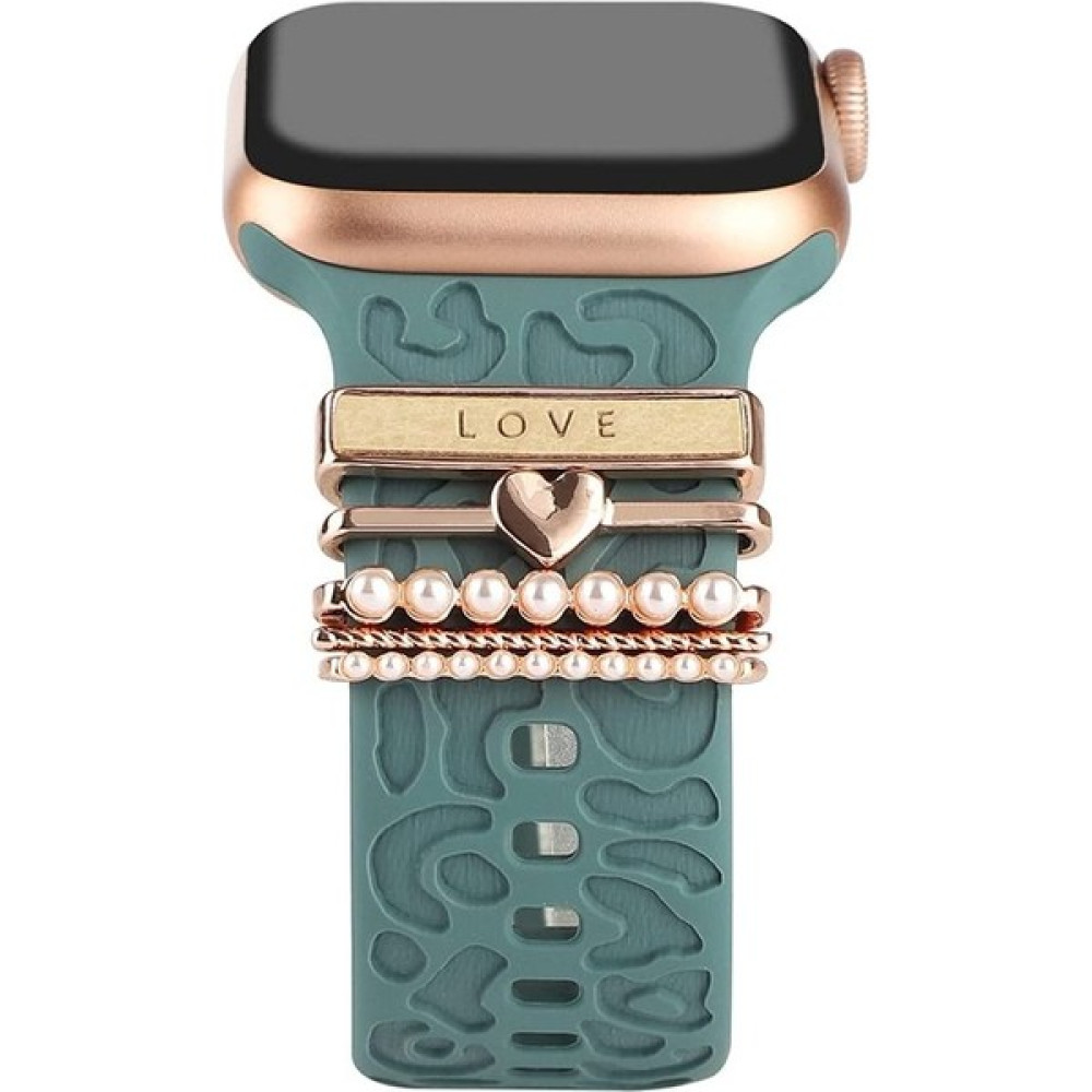 Eiroo Apple Watch Uyumlu Kordon Aksesuarı Love Charm Seti - Renkli Giyilebilir Teknoloji Aksesuarları Fiyatı