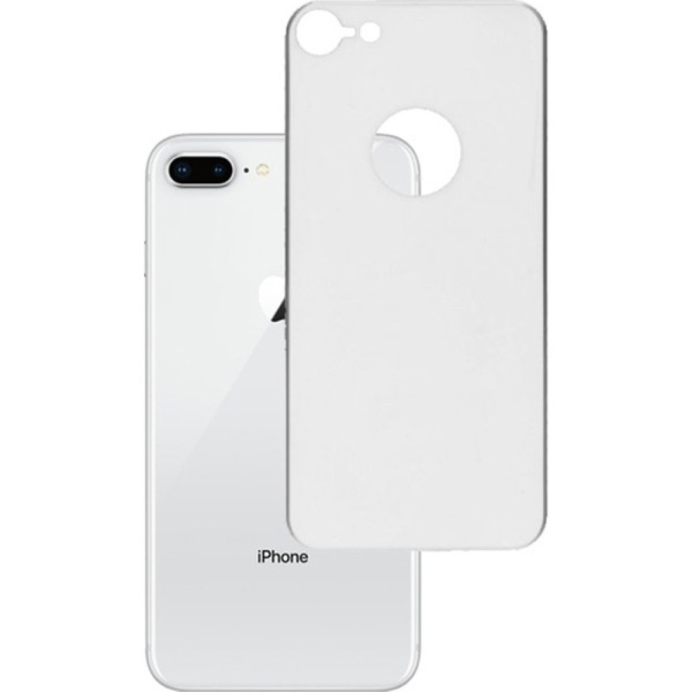 Eiroo iPhone 7 / 8 Tempered Glass Arka Beyaz Cam Ekran Koruyucu Cep Telefonu Kılıfı Fiyatı