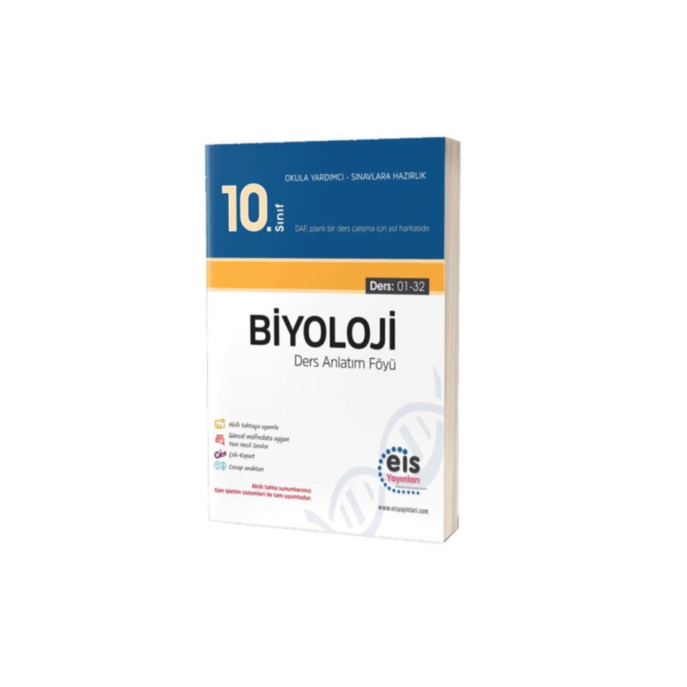 Eis Yayınları 10. Sınıf Biyoloji Ders Anlatım Föyü Yardımcı Kitaplar Fiyatı