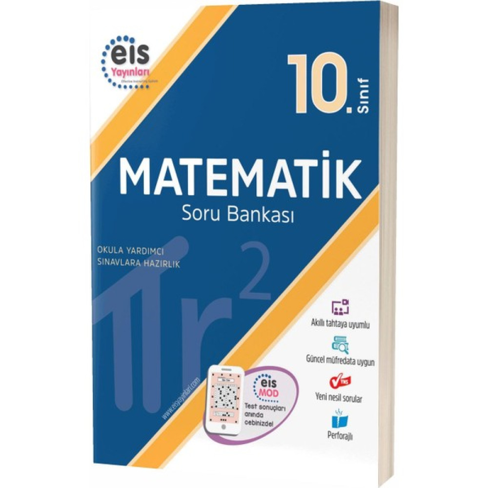 Eis Yayınları 10. Sınıf Matematik Soru Bankası (Ciltli) YGS ve LYS Kitapları Fiyatı
