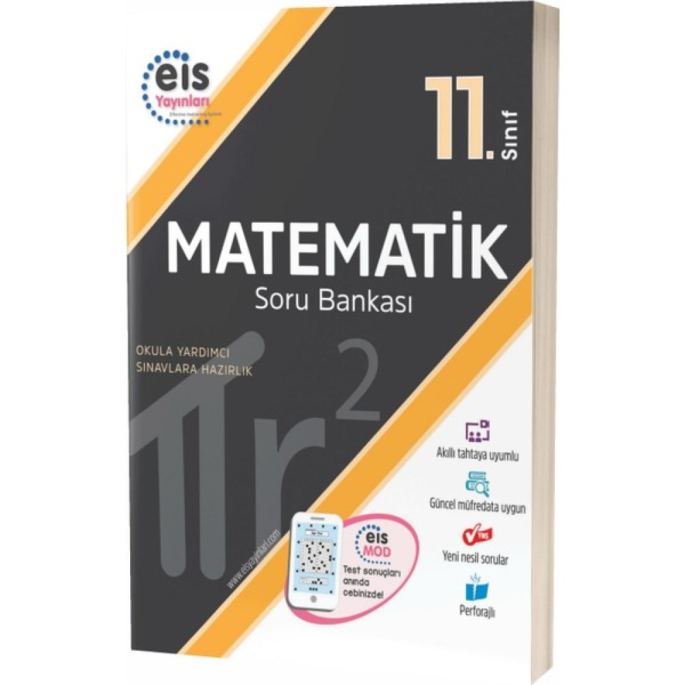 Eis Yayınları 11. Sınıf Matematik Soru Bankası (Ciltli) YGS ve LYS Kitapları Fiyatı