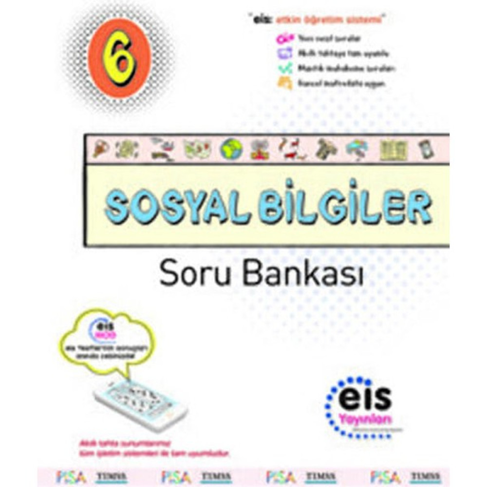 Eis Yayınları 6. Sınıf Sosyal Bilgiler Soru Bankası Kaynak Kitapları Fiyatı
