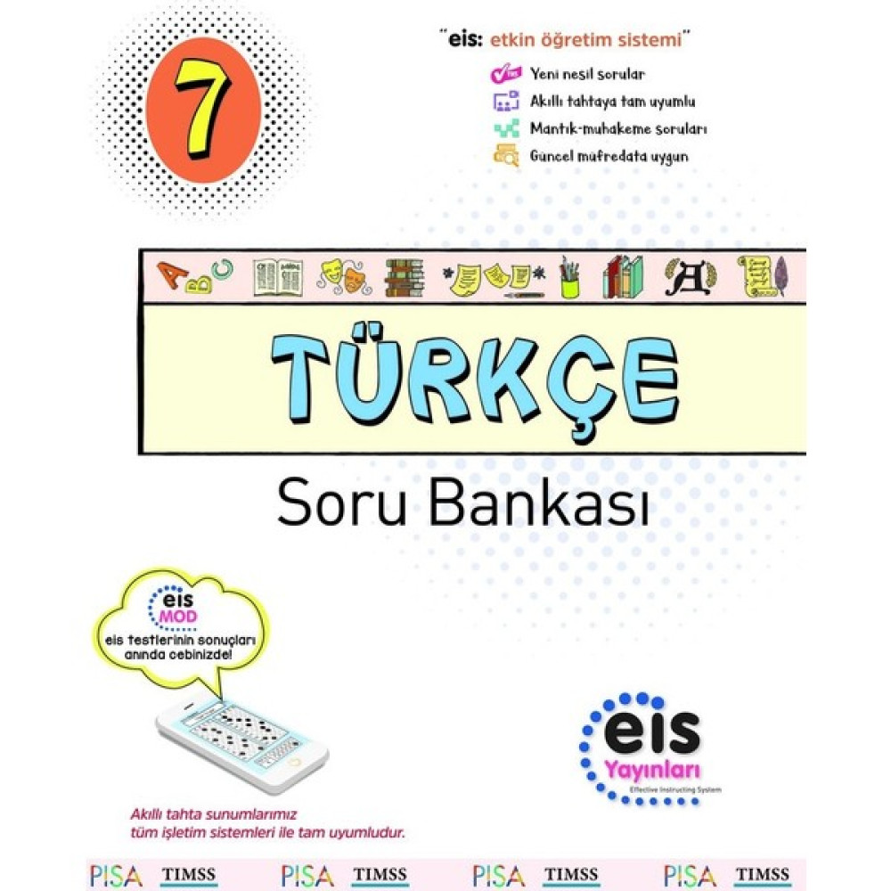 Eis Yayınları 7. Sınıf Türkçe Soru Bankası Türkçe Fiyatı