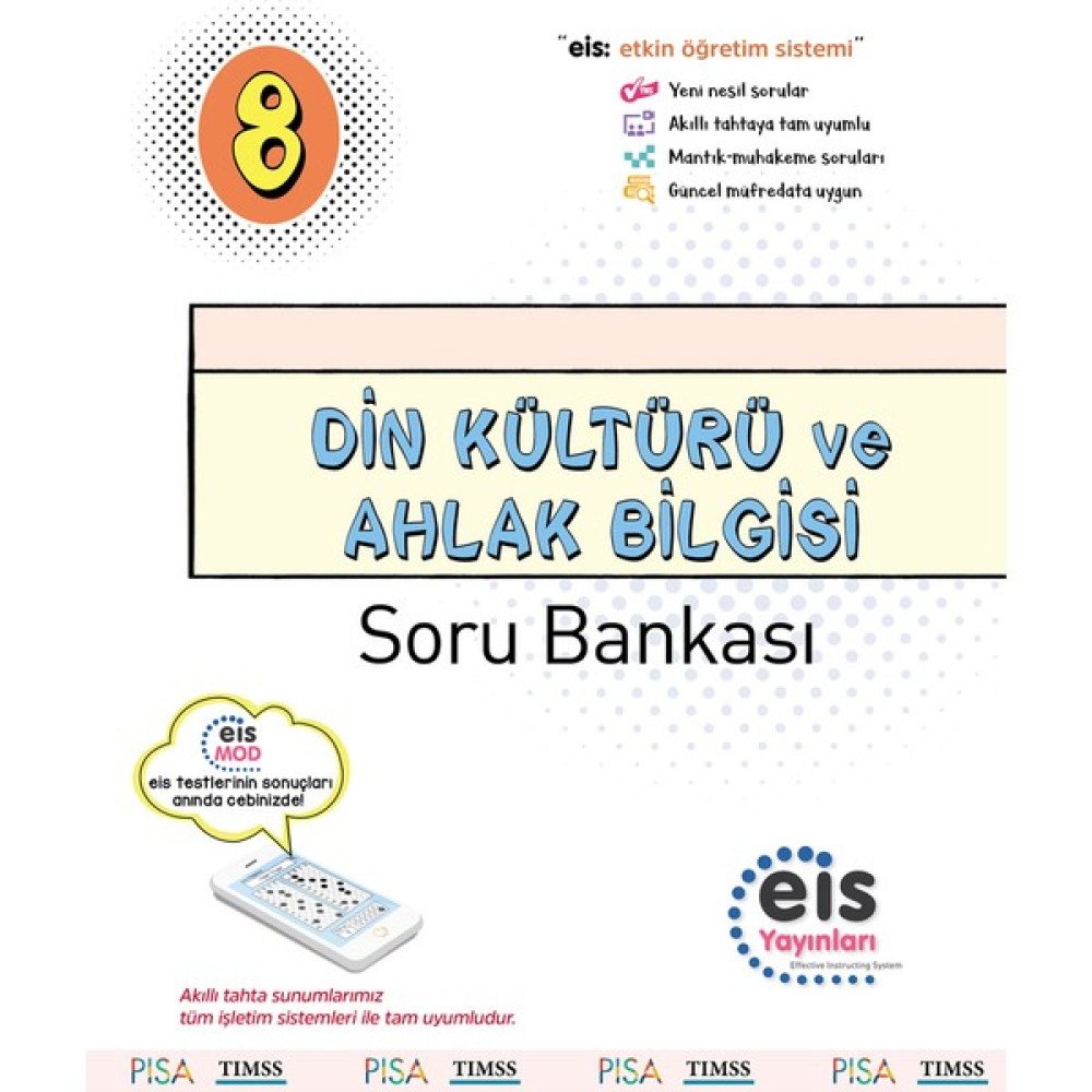 Eis Yayınları 8. Sınıf - Soru Bankası - Din Kültürü ve Ahlak Bilgisi Kaynak Kitapları Fiyatı