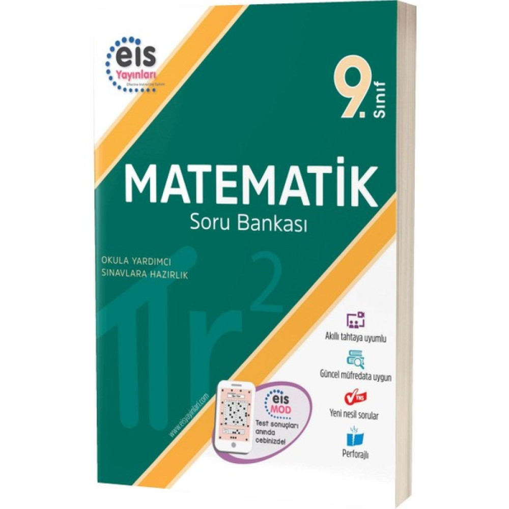 Eis Yayınları 9. Sınıf Matematik Soru Bankası (Ciltli) YGS ve LYS Kitapları Fiyatı