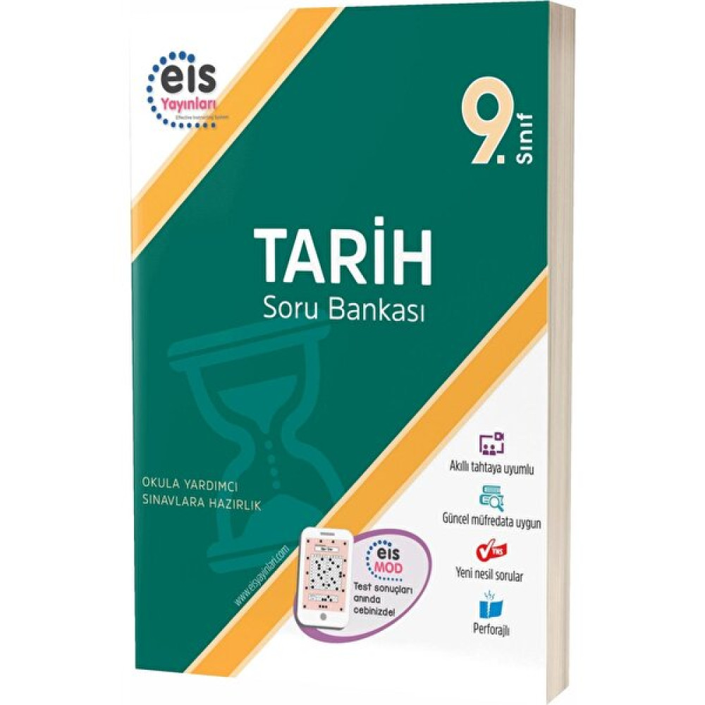 Eis Yayınları 9. Sınıf Tarih Soru Bankası (Ciltli) YGS ve LYS Kitapları Fiyatı