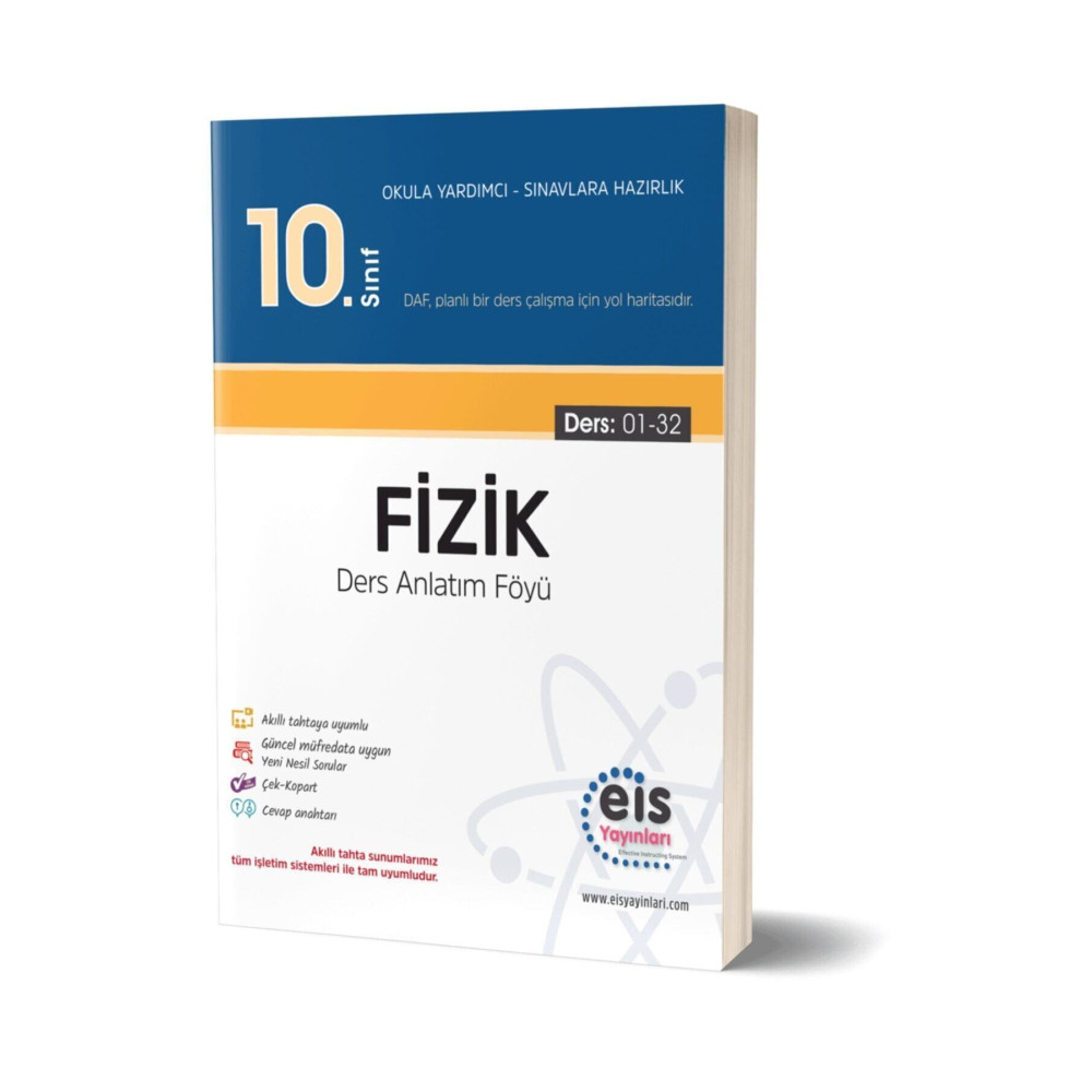 Eis Yayınları Eis 10 Sınıf Fizik Ders Anlatım Föyü Eıs Yayınları Yardımcı Kitaplar Fiyatı