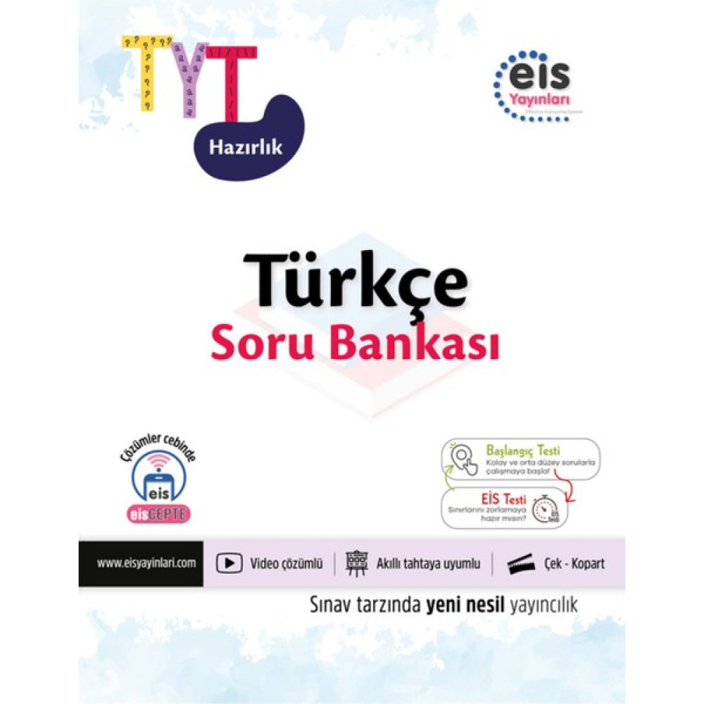 Eis Yayınları TYT Hazırlık Türkçe Soru Bankası Kaynak Kitapları Fiyatı