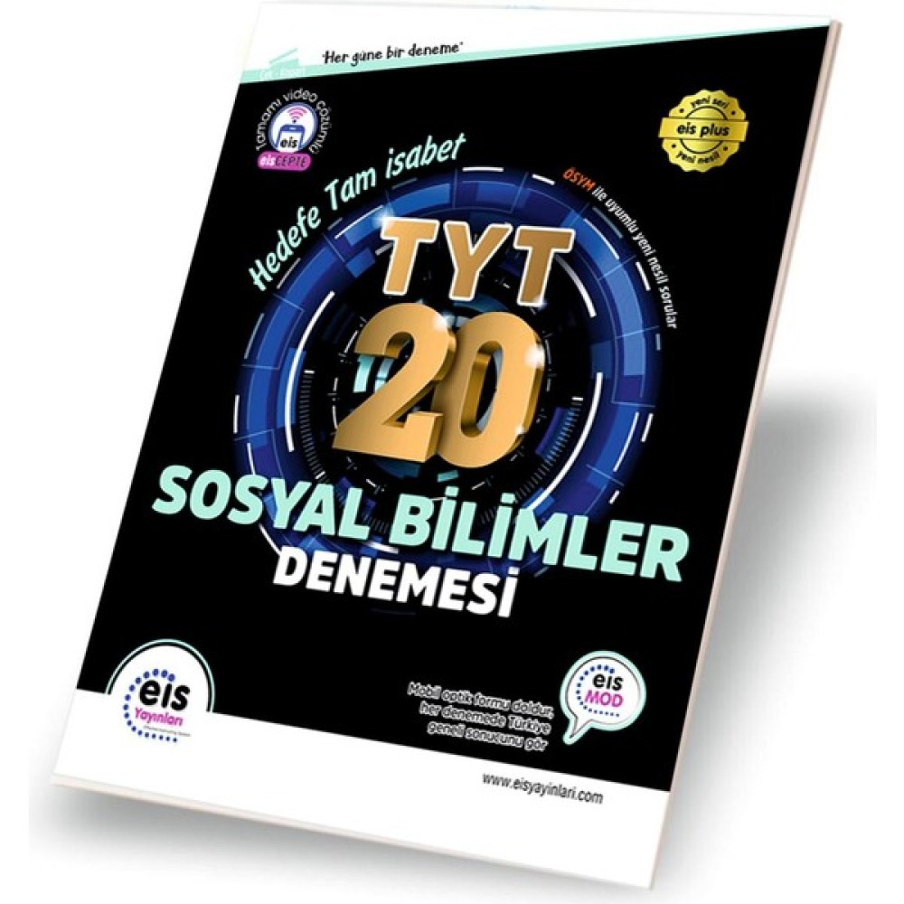 Eis Yayınları TYT Sosyal Bilimler Denemesi 2022 Model (Ciltli) YGS ve LYS Kitapları Fiyatı