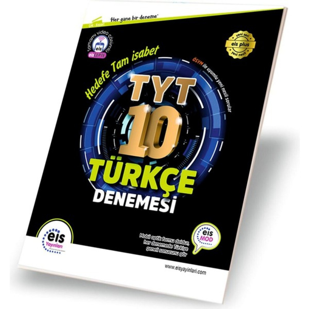 Eis Yayınları TYT Türkçe Denemesi 2022 Model (Ciltli) YGS ve LYS Kitapları Fiyatı
