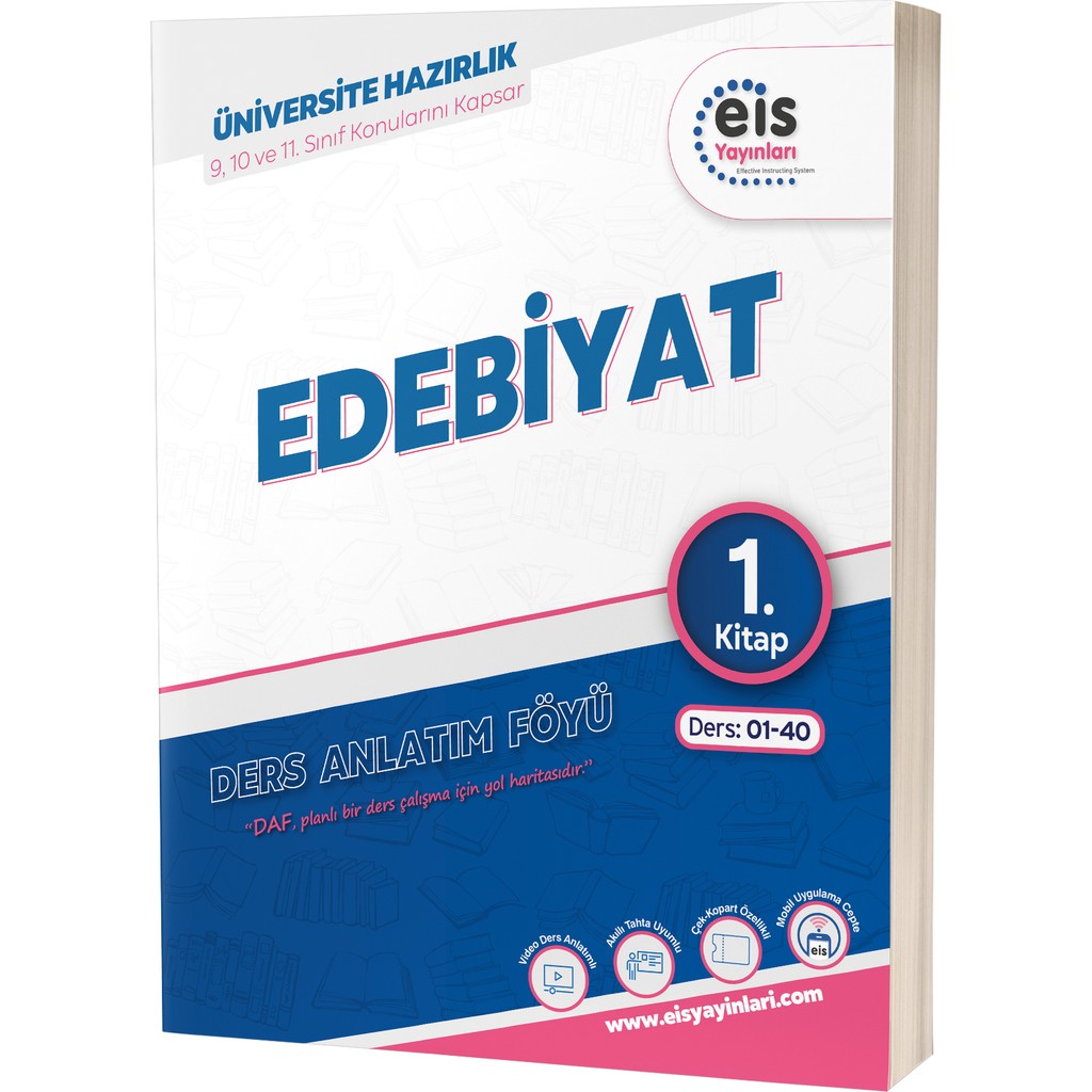 Eis Yayınları YKS DAF Edebiyat 1. Kitap Mavi Seri Ders Anlatım Föyü Diğer Fiyatı