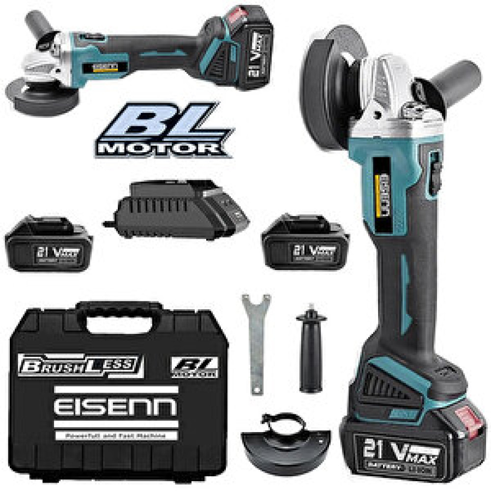 Eisenn Etx-2100 Bl Kömürsüz Motor 2 Akülü Spiral Taşlama Makinası Taşlama Makinesi Fiyatı