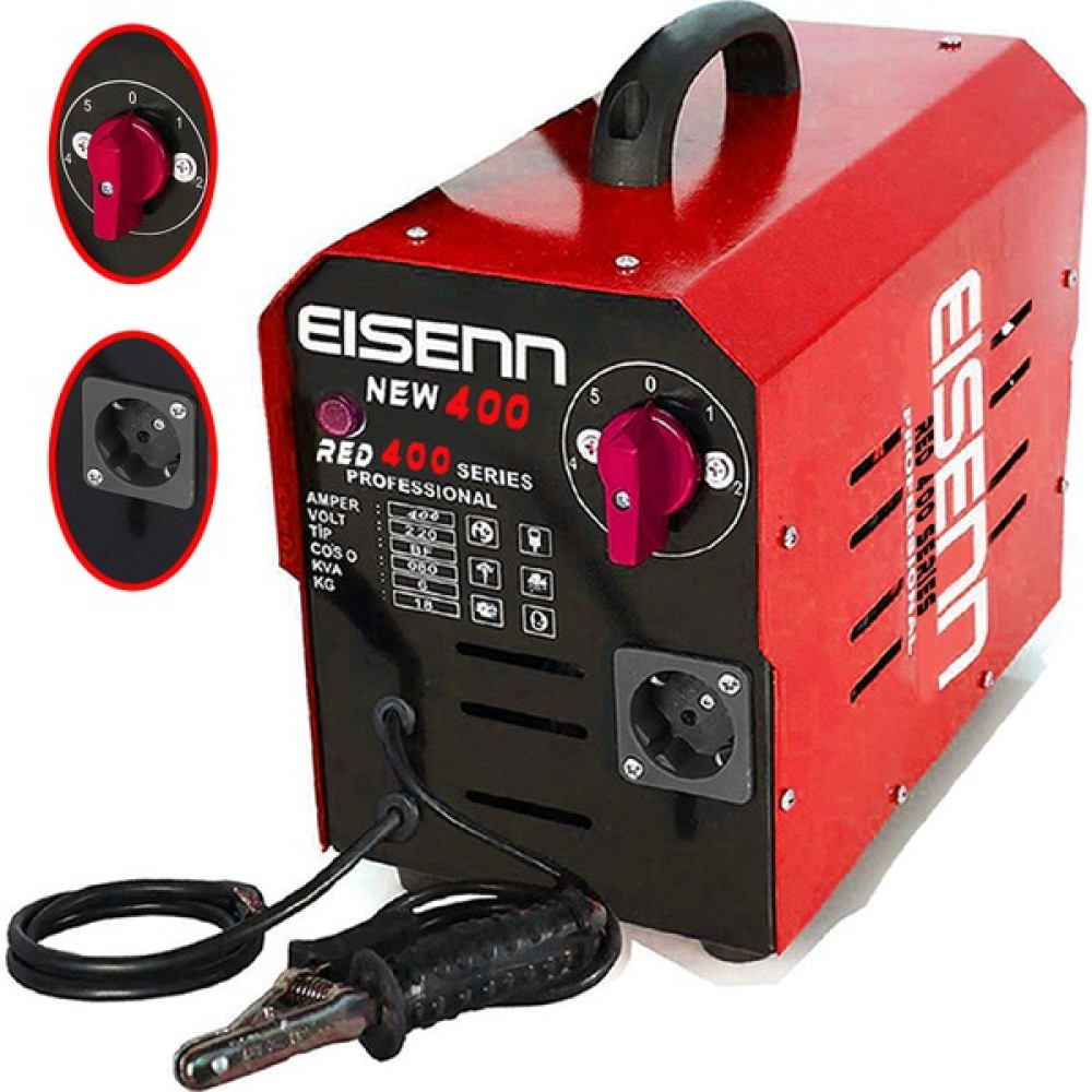 Eisenn Germany New Series Red 400 Bakır Sargılı 5 Kademeli Professıonel Kaynak Makinası Kaynak Makineleri Fiyatı