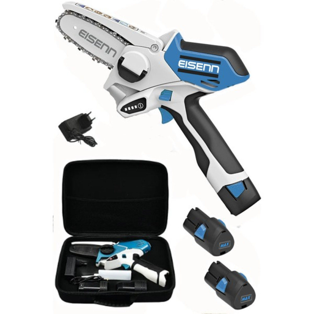 Eisenn Germany Technology 128 Vf 12 Ah ARMT SAW Yeni Nesil Li-On Batarya Akülü Dal Budama Testere Bıçkı Makinası Ağaç Kesme Makinesi Fiyatı