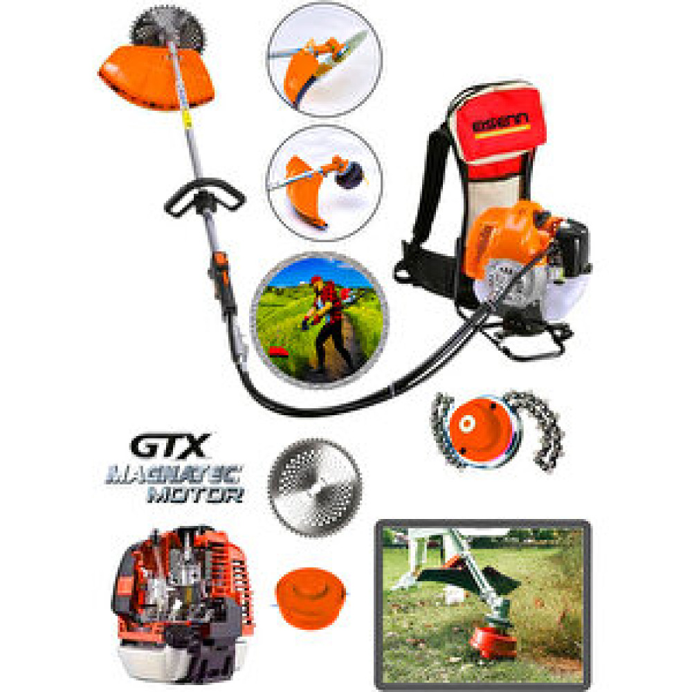 Eisenn Orange Spx Teknology Özel Seri Gtx Motor 5,9 Hp Sırt Tipi Ot Çim Çalı Biçme Tırpanı Çim Biçme Makinesi Fiyatı