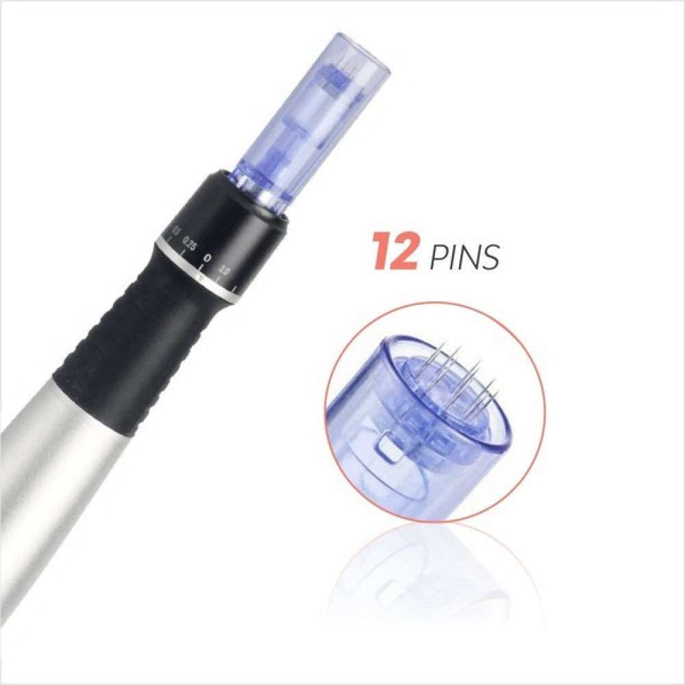 Ekai Dermapen Iğnesi- Mavi Kapaklı 12 Iğneli - 25 Adet Dr.pen Ultıma A1 Cihazlara Uyumlu Cilt & Yüz Temizleme Cihazları Fiyatı