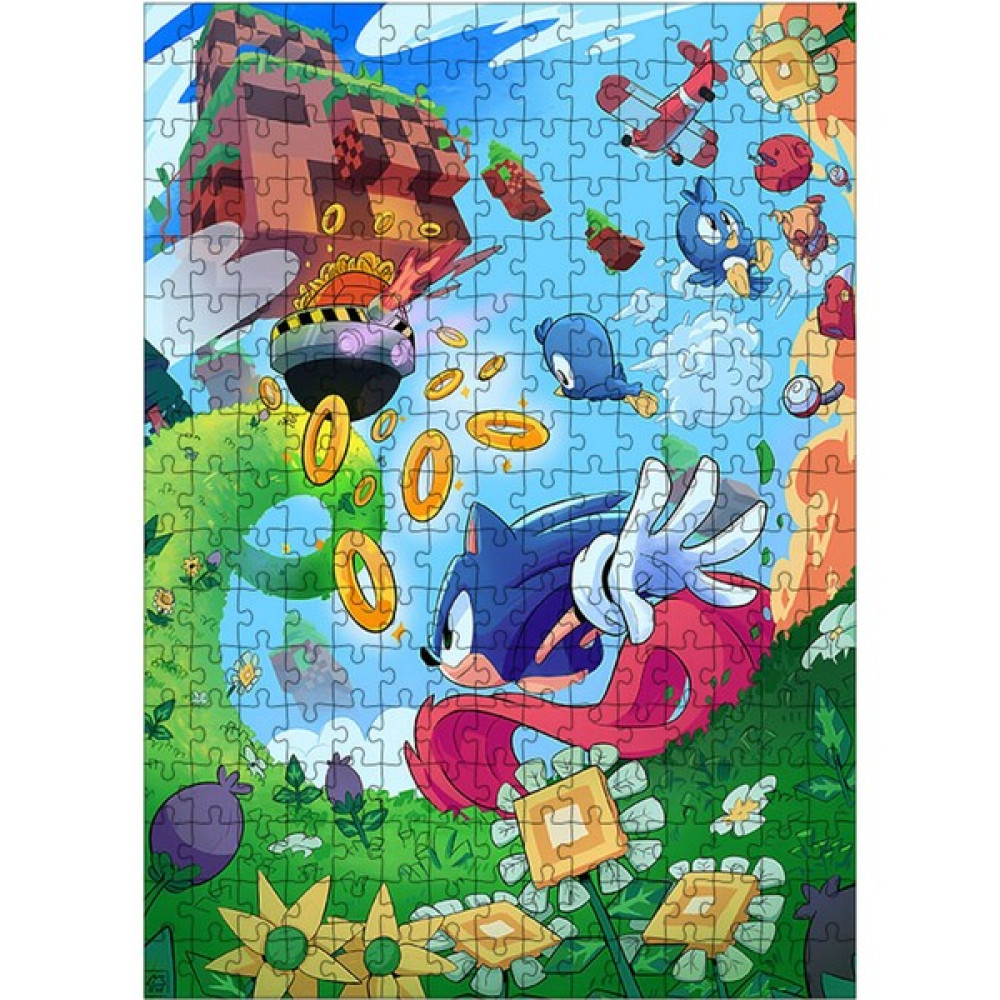 Ekart Ahşap Mdf Puzzle Yapboz Kirpi Sonic 255 Parça 35*50 cm Puzzle & Aksesuarları Fiyatı