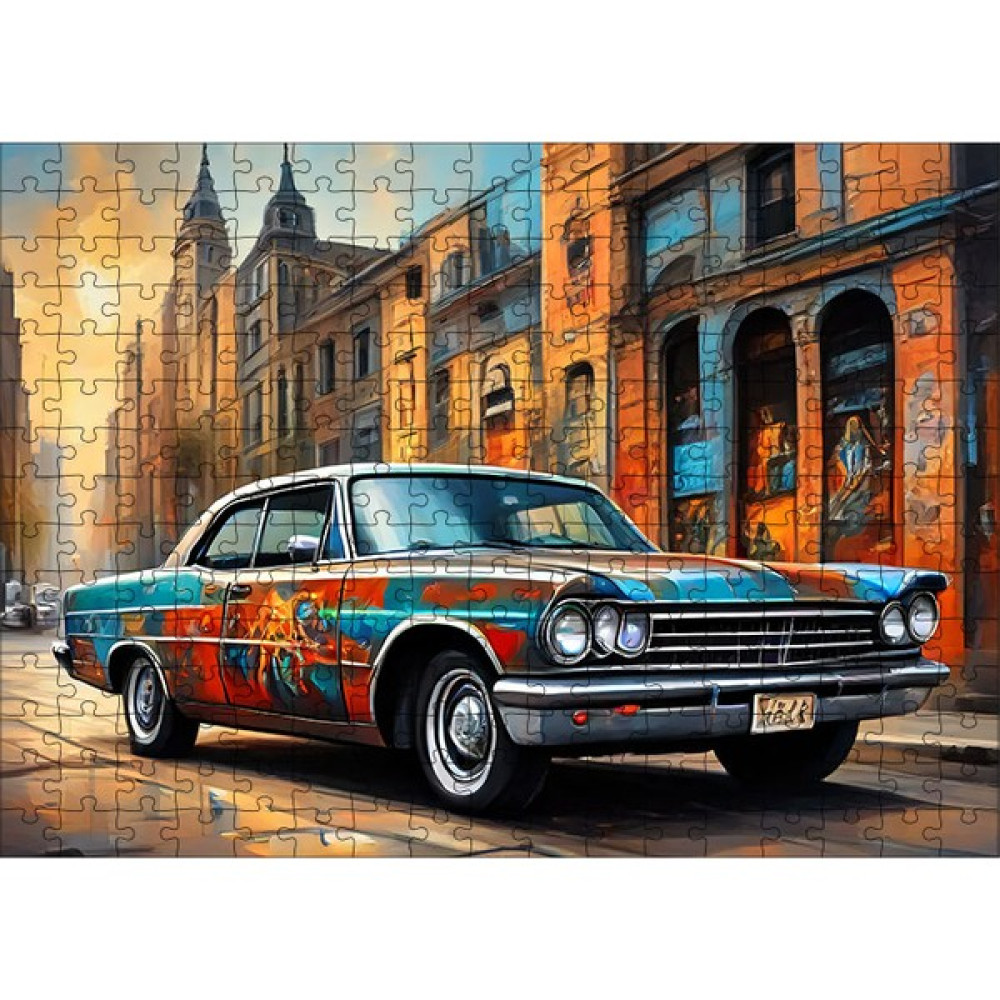 Ekart Ahşap Mdf Puzzle Yapboz Klasik Araba 25 x 35 x 50 cm Puzzle & Aksesuarları Fiyatı