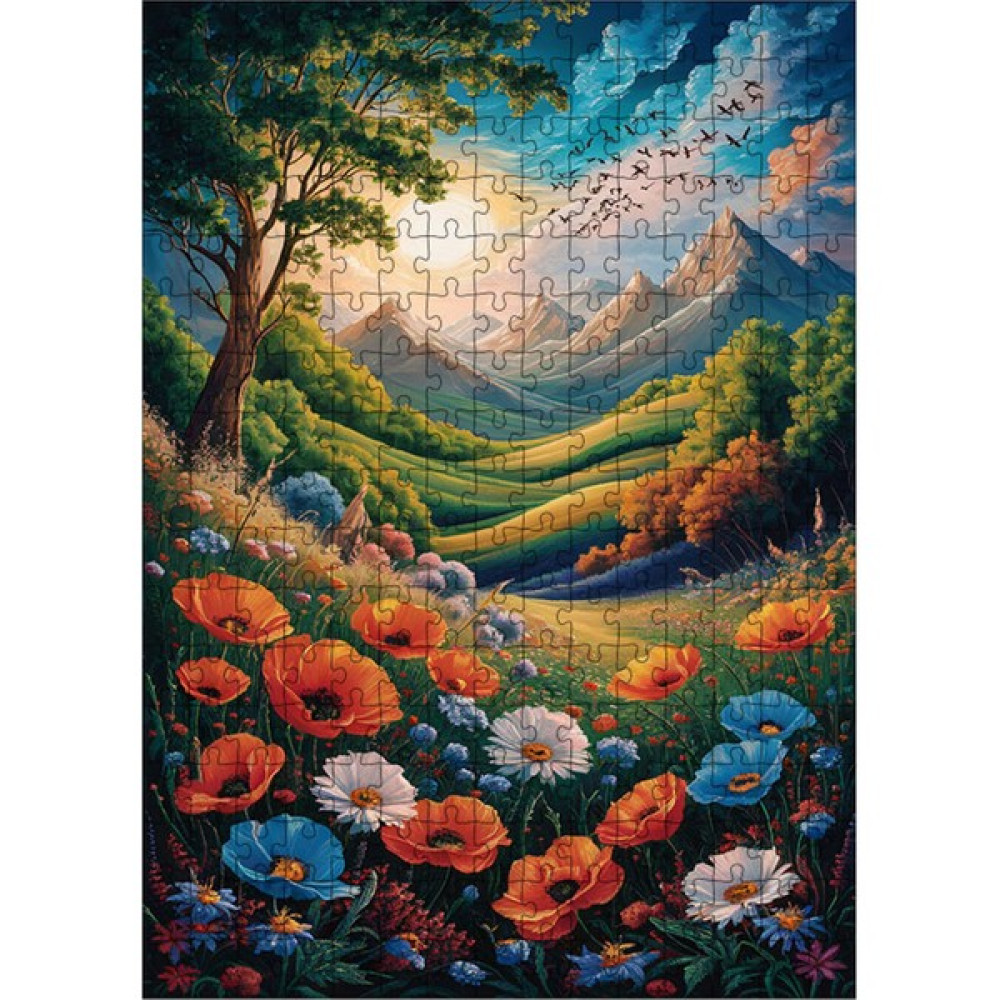 Ekart Ahşap Mdf Puzzle Yapboz Renkli Çiçekler ve Manzara 255 Parça 35*50 cm - 17 Puzzle & Aksesuarları Fiyatı