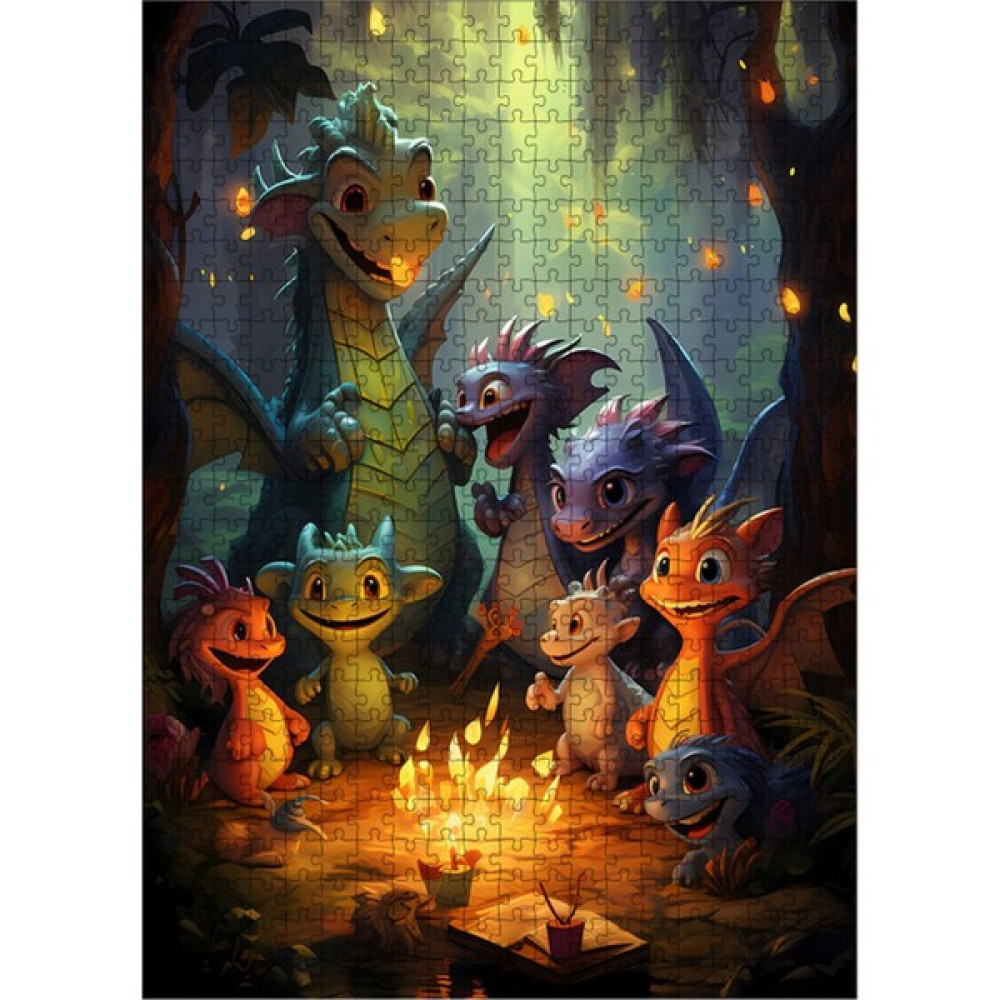 Ekart Ahşap Mdf Puzzle Yapboz Sevimli Ejderhalar 500 Parça 50*70 cm - ekart Ahşap Mdf Puzzle Yapboz Sevimli Robot 255 Parça 35*50 cm Puzzle & Aksesuarları Fiyatı