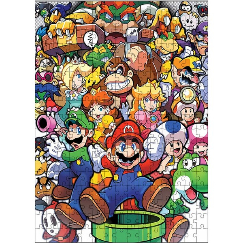 Ekart Ahşap Mdf Puzzle Yapboz Süper Mario ve Arkadaşları 255 Parça 35*50 cm Puzzle & Aksesuarları Fiyatı