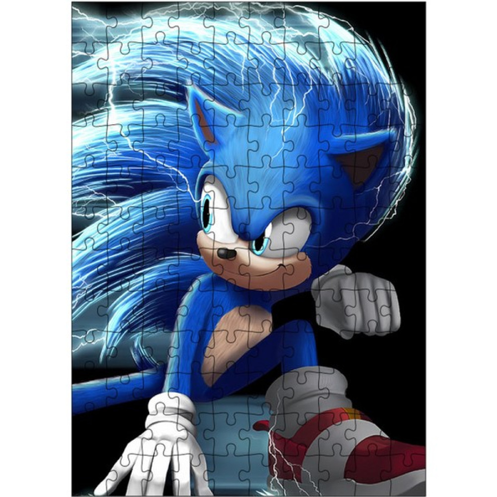 Ekart Ahşap Mdf Puzzle Yapboz Süper Sonic 120 Parça 25*35 cm Puzzle & Aksesuarları Fiyatı