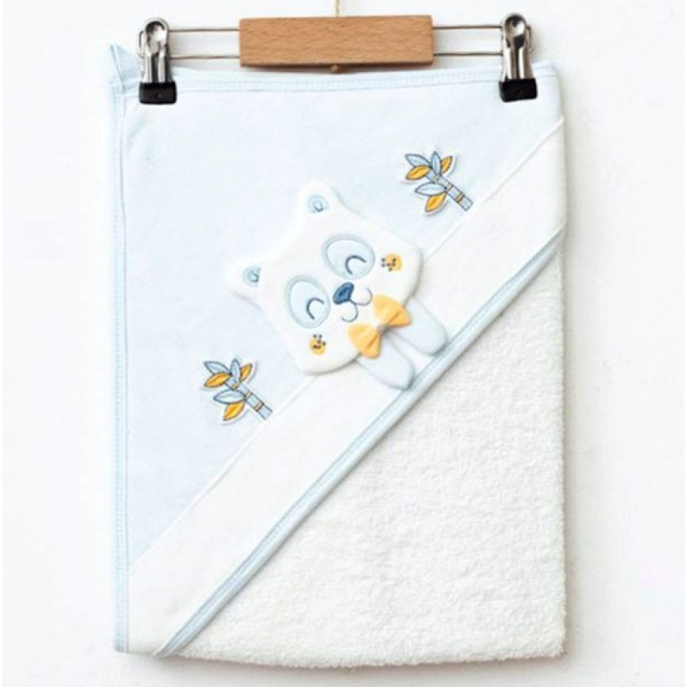 Eke Baby Ekebaby Panda Bebek Havlusu 80X80 cm 1417 - Mavi Oto Boyaları Fiyatı