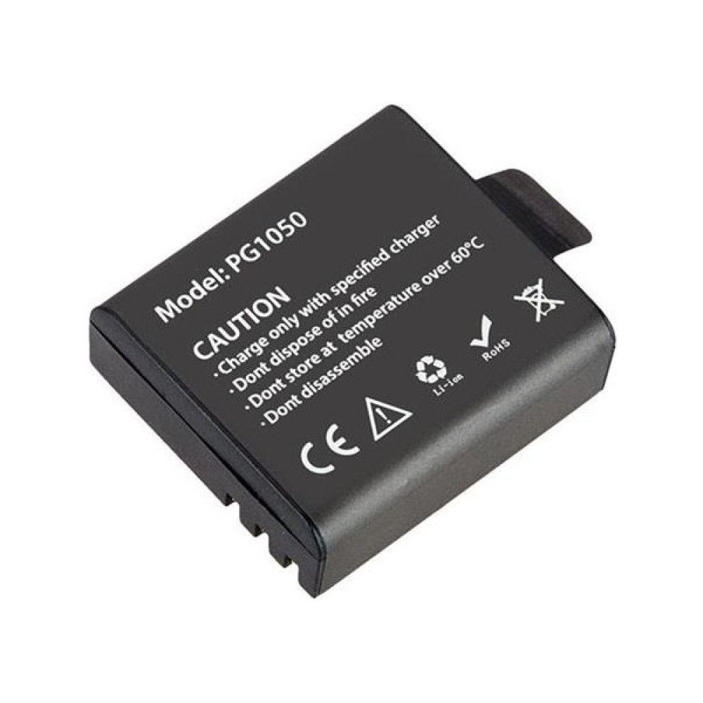 Eken H9R H9 W9 Yedek Batarya PG1050 1050 mAh 3.885Wh Pil Aksiyon Kameralar Fiyatı