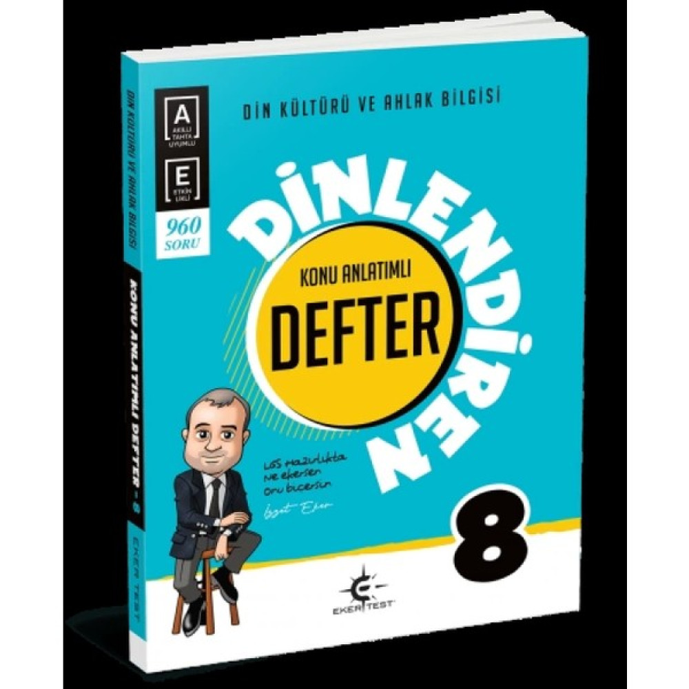 Eker Test Yayınları 8. Sınıf Dinlendiren Defter (Eker Test) Ders Sınav Kitapları Fiyatı