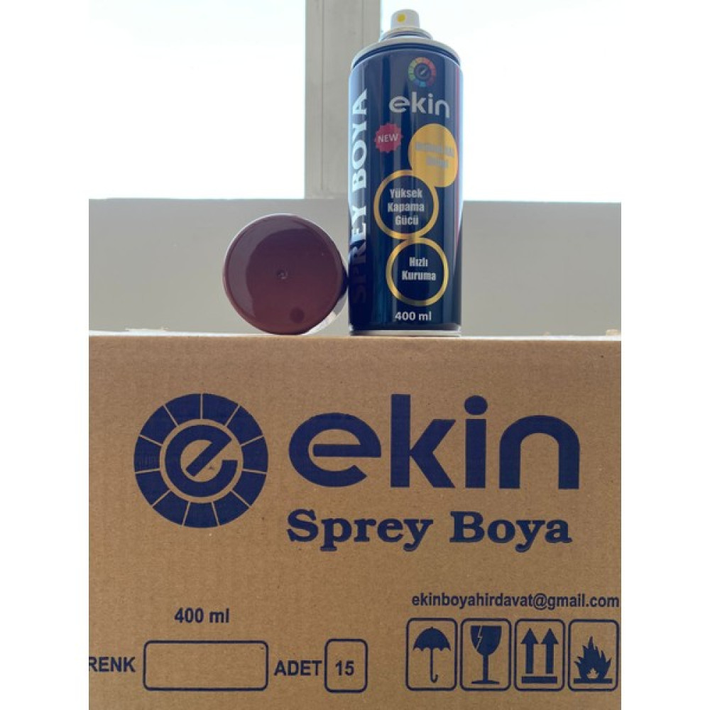 Ekin 400 ml Kahverengi 15'li Koli Sprey Boya Oto Boyaları Fiyatı