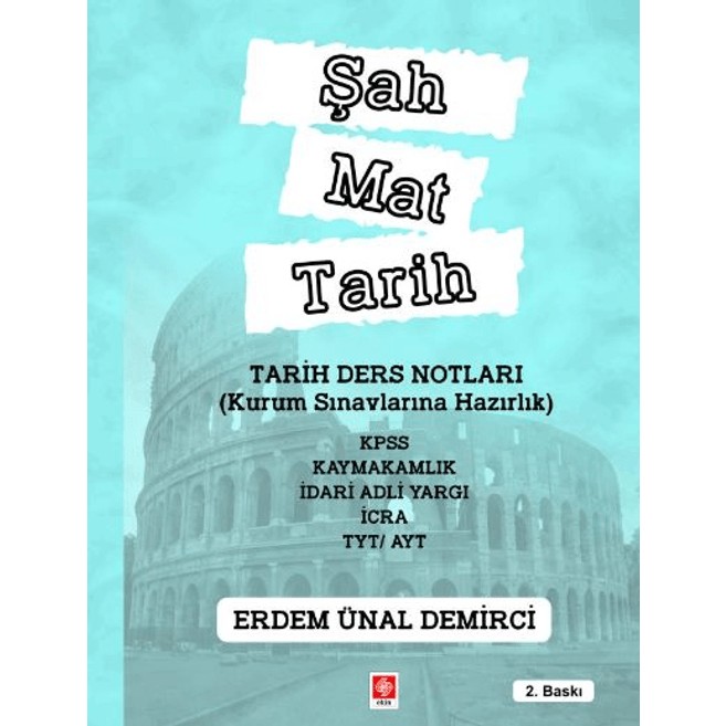 Ekin Yayın Şah Mat Tarih Tarih Ders Notları Görevde Yükselme Sınavları Kitapları Fiyatı