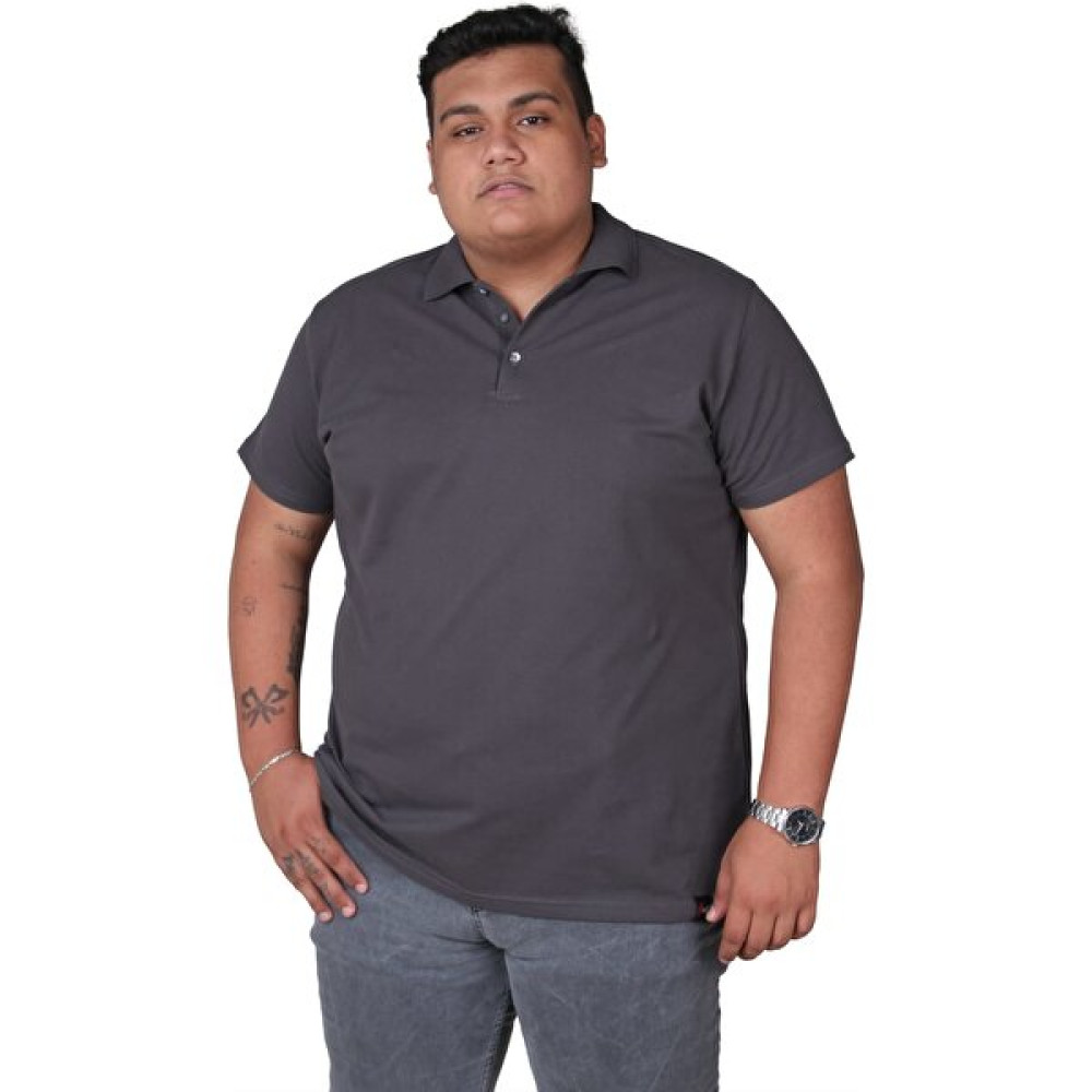 Ekis Büyük Beden Cepsiz Füme Pamuklu Polo Yaka T-Shirt Erkek T-shirt Fiyatı